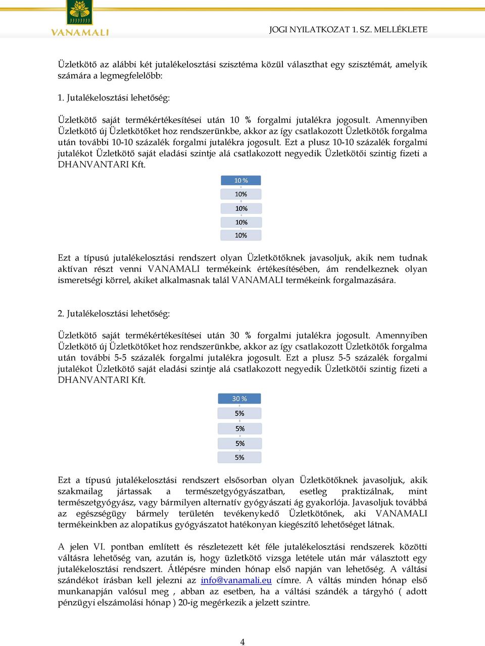 Amennyiben Üzletkötő új Üzletkötőket hoz rendszerünkbe, akkor az így csatlakozott Üzletkötők forgalma után további 10-10 százalék forgalmi jutalékra jogosult.