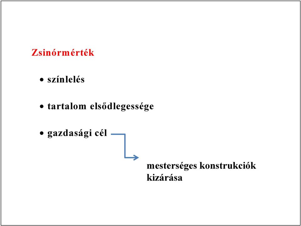 gazdasági cél