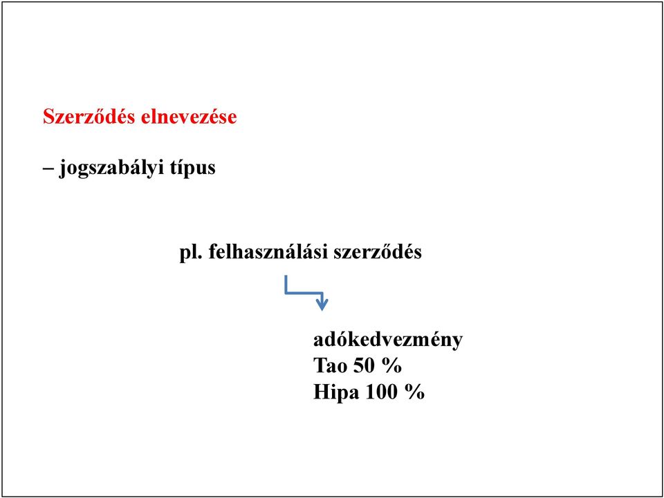 felhasználási szerződés