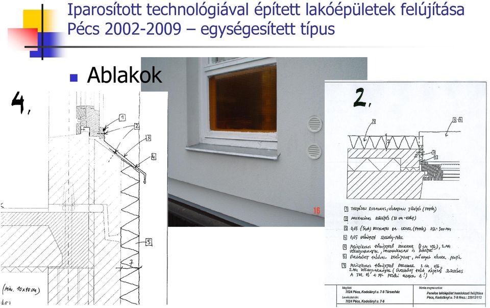 lakóépületek felújítása