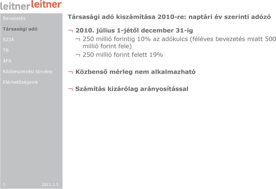 (féléves bevezetés miatt 500 millió forint fele) 250 millió forint