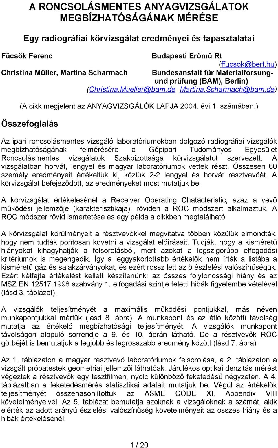 évi 1. számában.