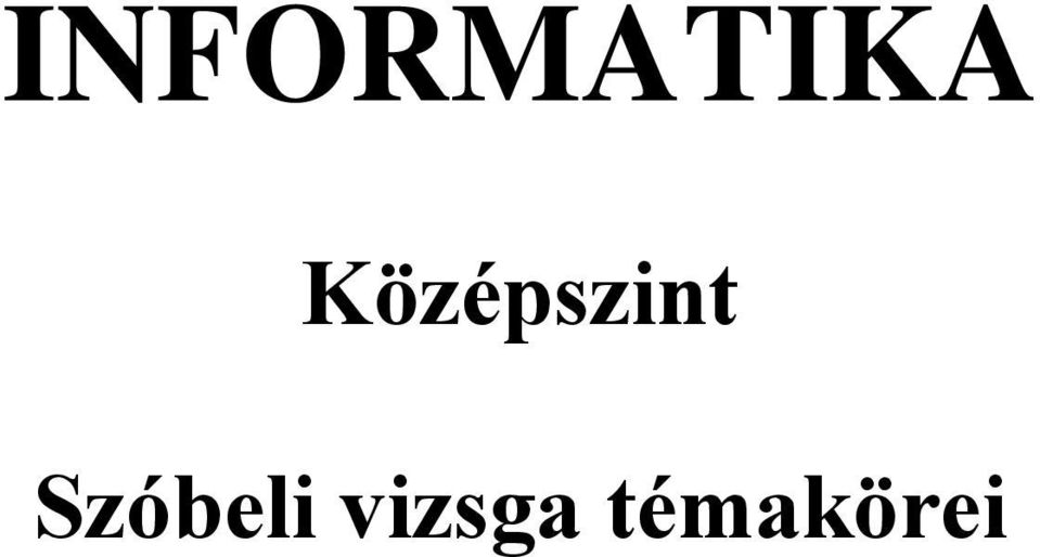 Szóbeli