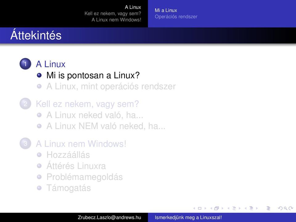 Mi is pontosan a Linux?
