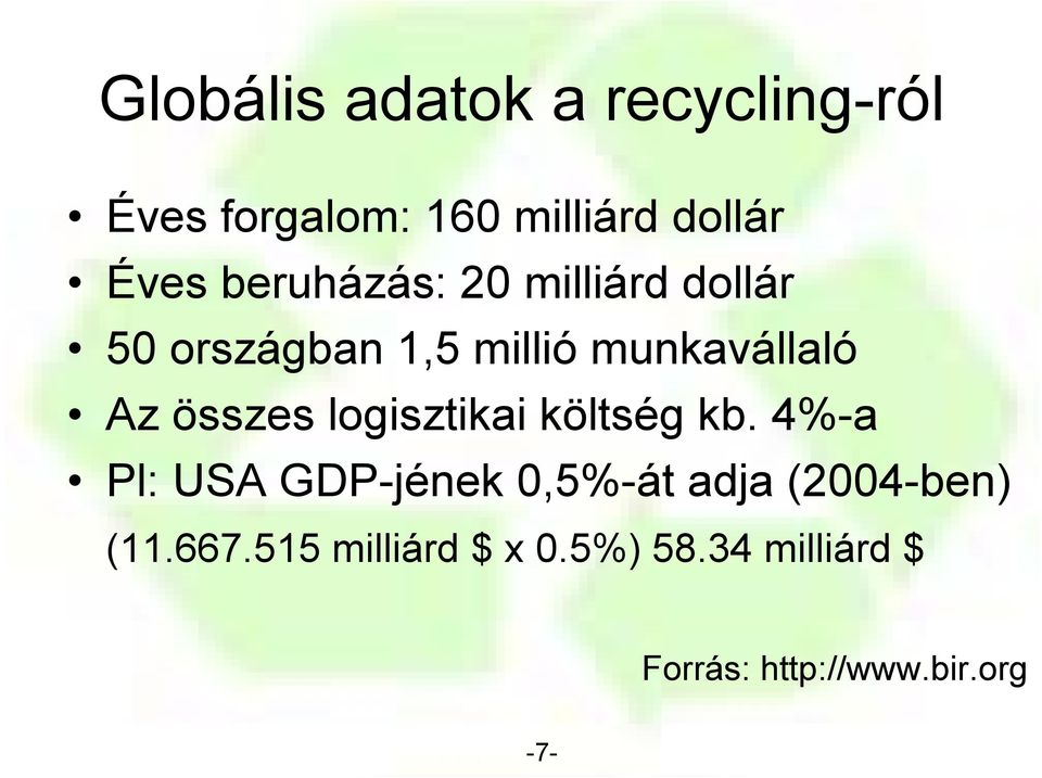 összes logisztikai költség kb.