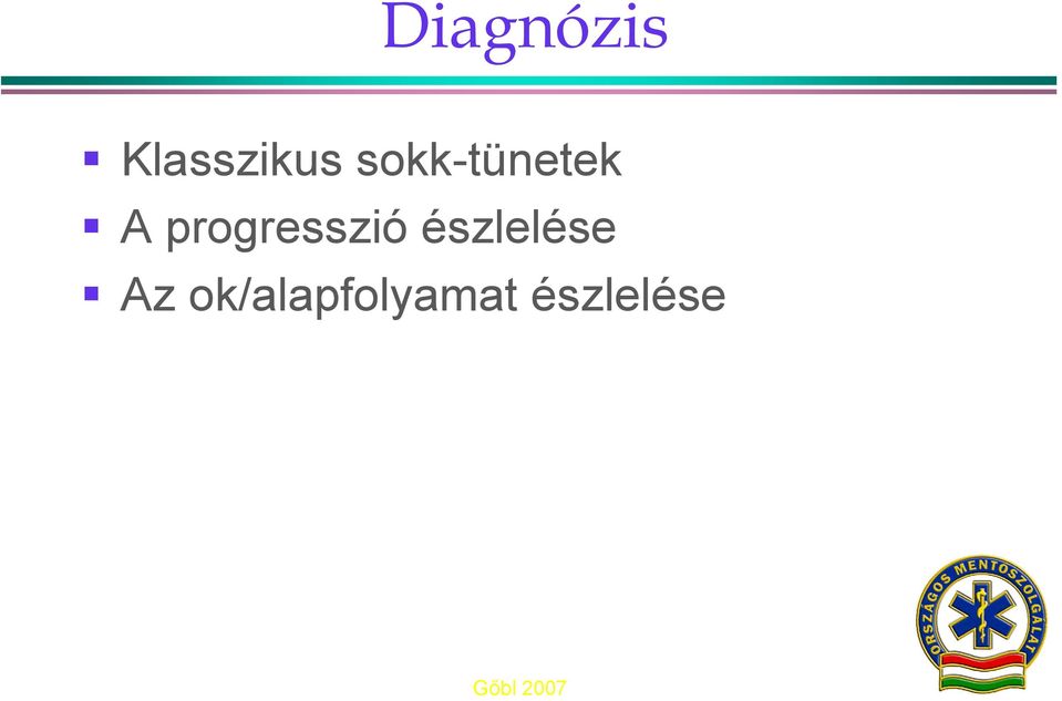 progresszió észlelése