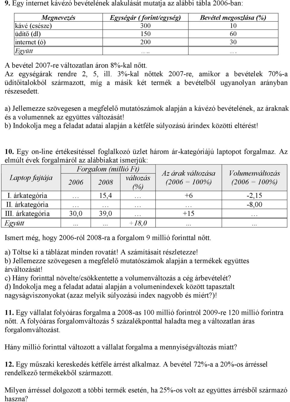 3%-kal nőttek 2007-re, amikor a bevételek 70%-a üdítőitalokból származott, míg a másik két termék a bevételből ugyanolyan arányban részesedett.