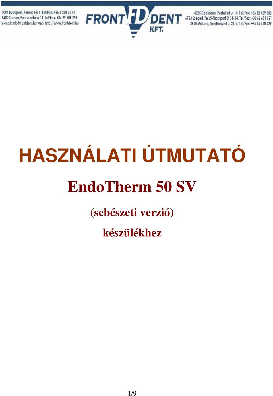 EndoTherm 50 SV