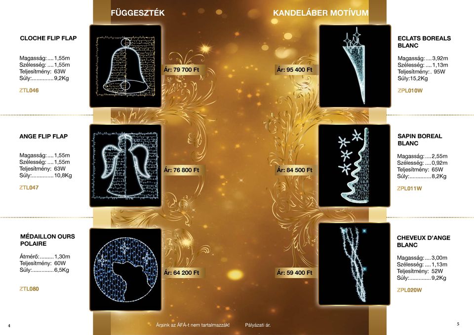 ..10,8Kg Ár: 76 800 Ft Ár: 84 500 Ft Magasság:...2,55m Szélesség:...0,92m Teljesítmény:.65W Súly:...8,2Kg ZTL047 ZPL011W MÉDAILLON OURS POLAIRE CHEVEUX D ANGE BLANC Átmérő:.