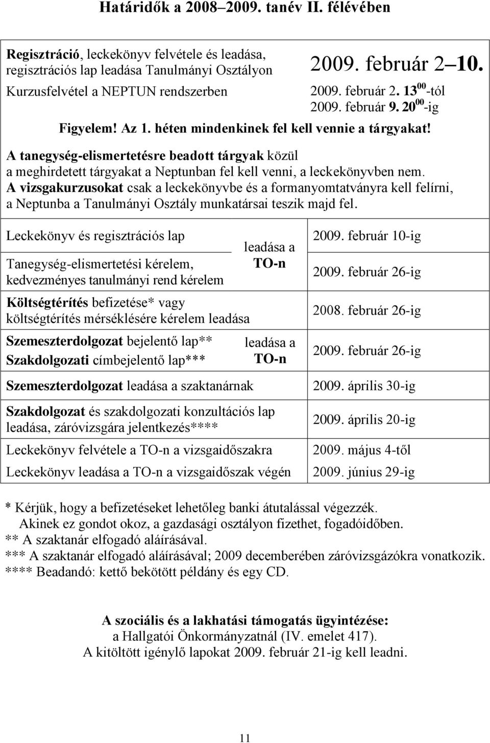 A tanegység-elismertetésre beadott tárgyak közül a meghirdetett tárgyakat a Neptunban fel kell venni, a leckekönyvben nem.