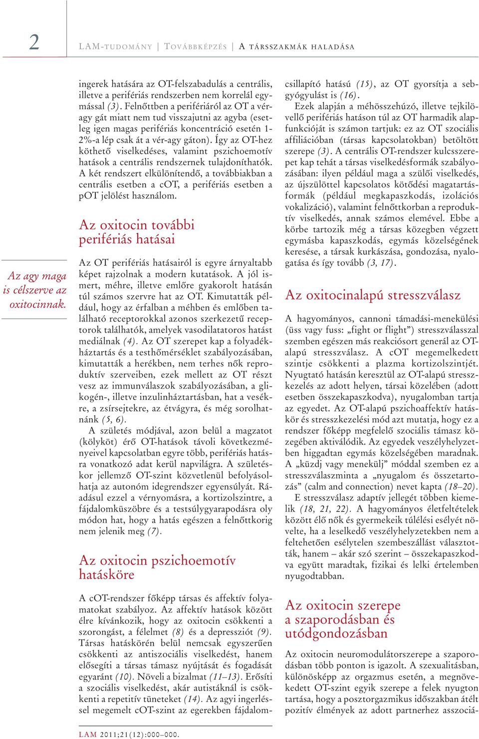 oxytocin, maternal care, stress, epigenetics - PDF Ingyenes letöltés