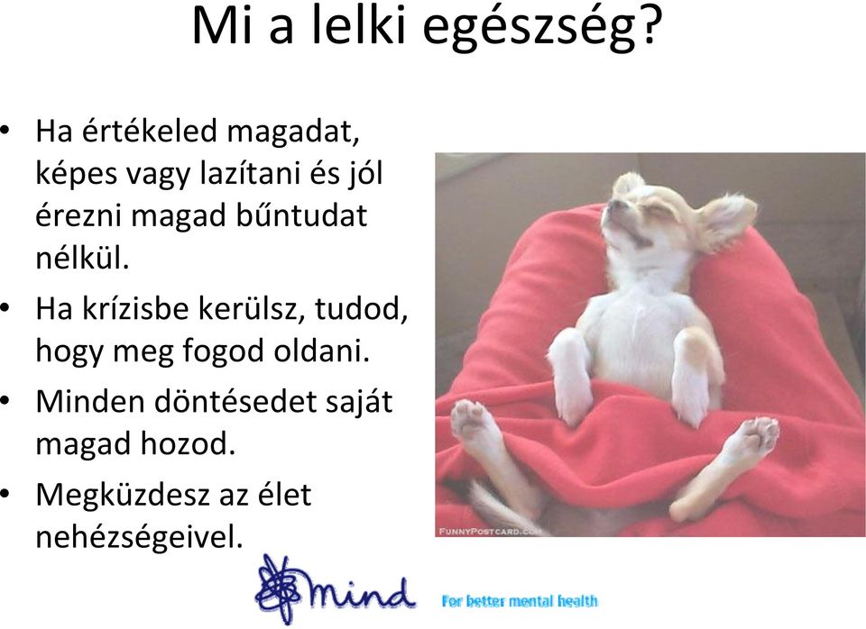 magad bűntudat nélkül.