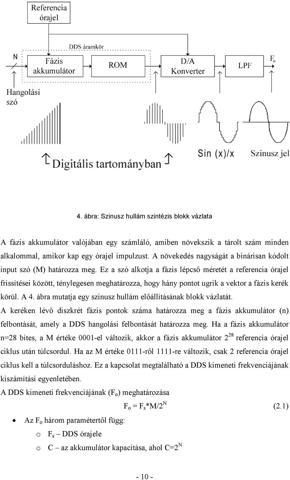 Ez a szó alkotja a fázis lépcső méretét a referencia órajel frissítései között, ténylegesen meghatározza, hogy hány pontot ugrik a vektor a fázis kerék körül. A 4.