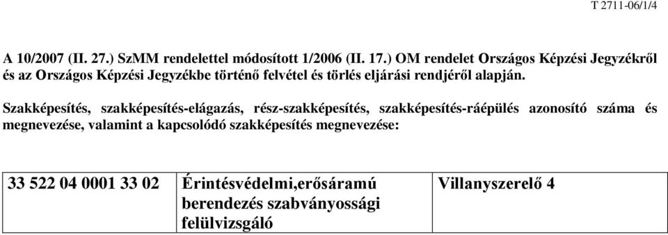 rendjéről alapján.