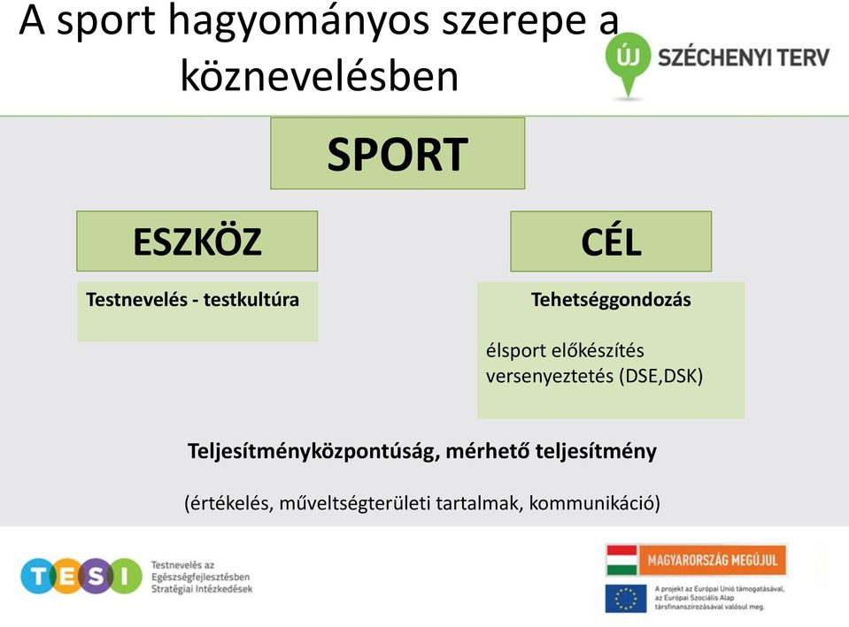 előkészítés versenyeztetés (DSE,DSK) Teljesítményközpontúság,