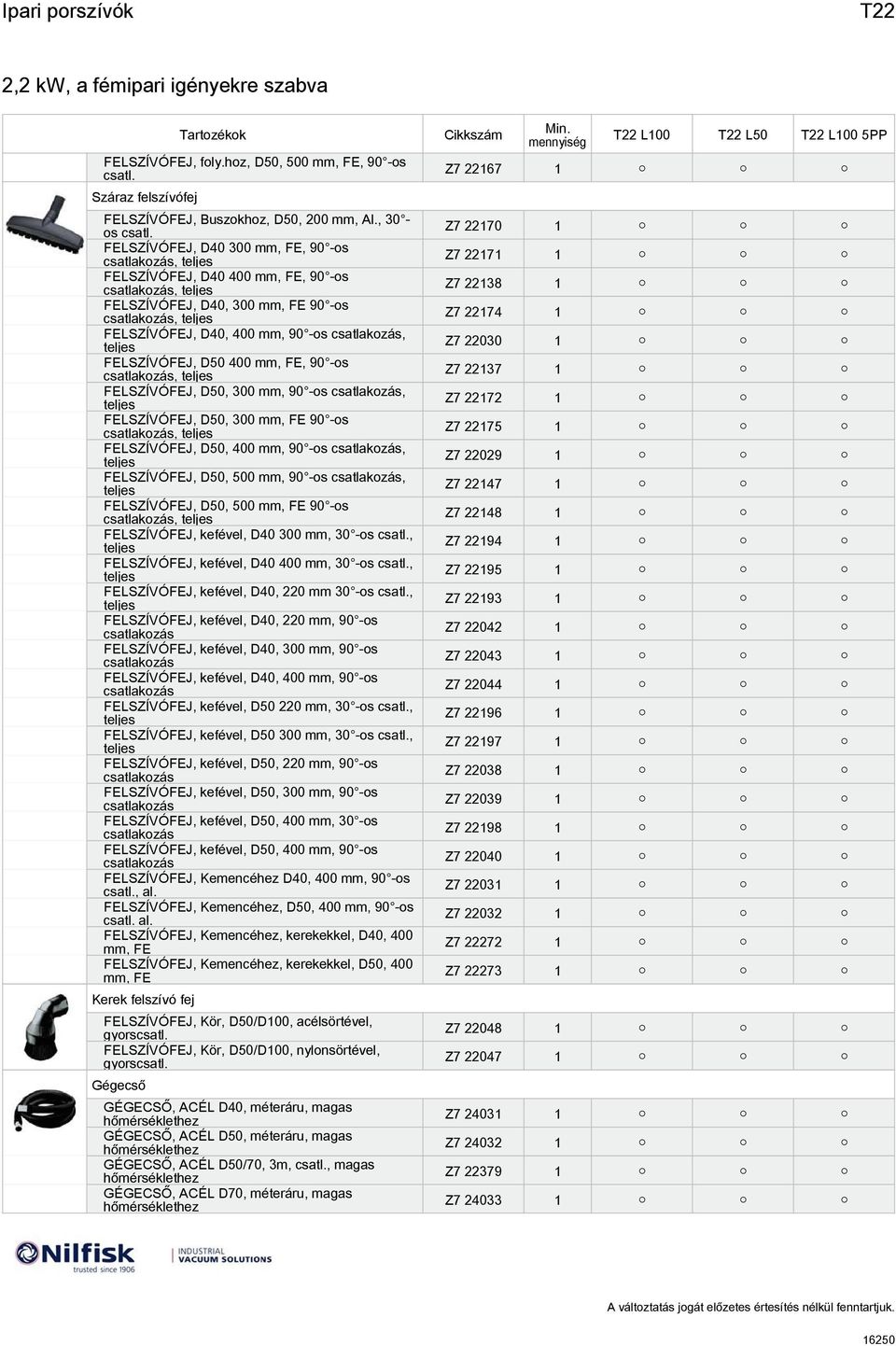FELSZÍVÓFEJ, D50, 300 mm, 90 -os, FELSZÍVÓFEJ, D50, 300 mm, FE 90 -os, FELSZÍVÓFEJ, D50, 400 mm, 90 -os, FELSZÍVÓFEJ, D50, 500 mm, 90 -os, FELSZÍVÓFEJ, D50, 500 mm, FE 90 -os, FELSZÍVÓFEJ, kefével,