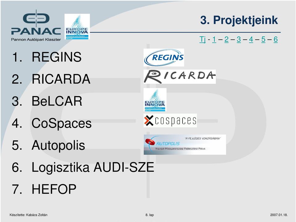 Autopolis 6. Logisztika AUDI-SZE 7.