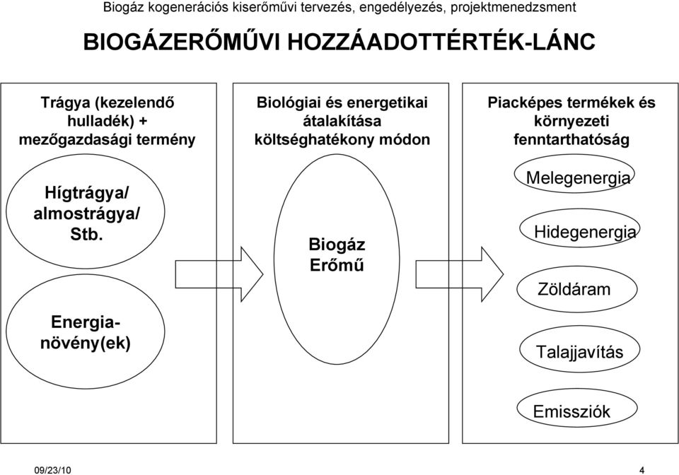 Energianövény(ek) Biológiai és energetikai átalakítása költséghatékony módon