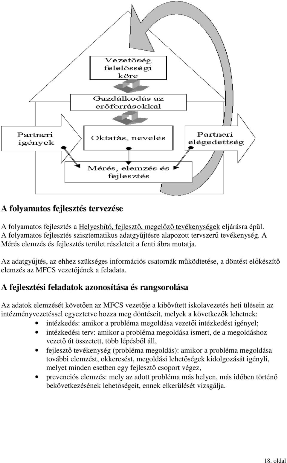 Az adatgyőjtés, az ehhez szükséges információs csatornák mőködtetése, a döntést elıkészítı elemzés az MFCS vezetıjének a feladata.
