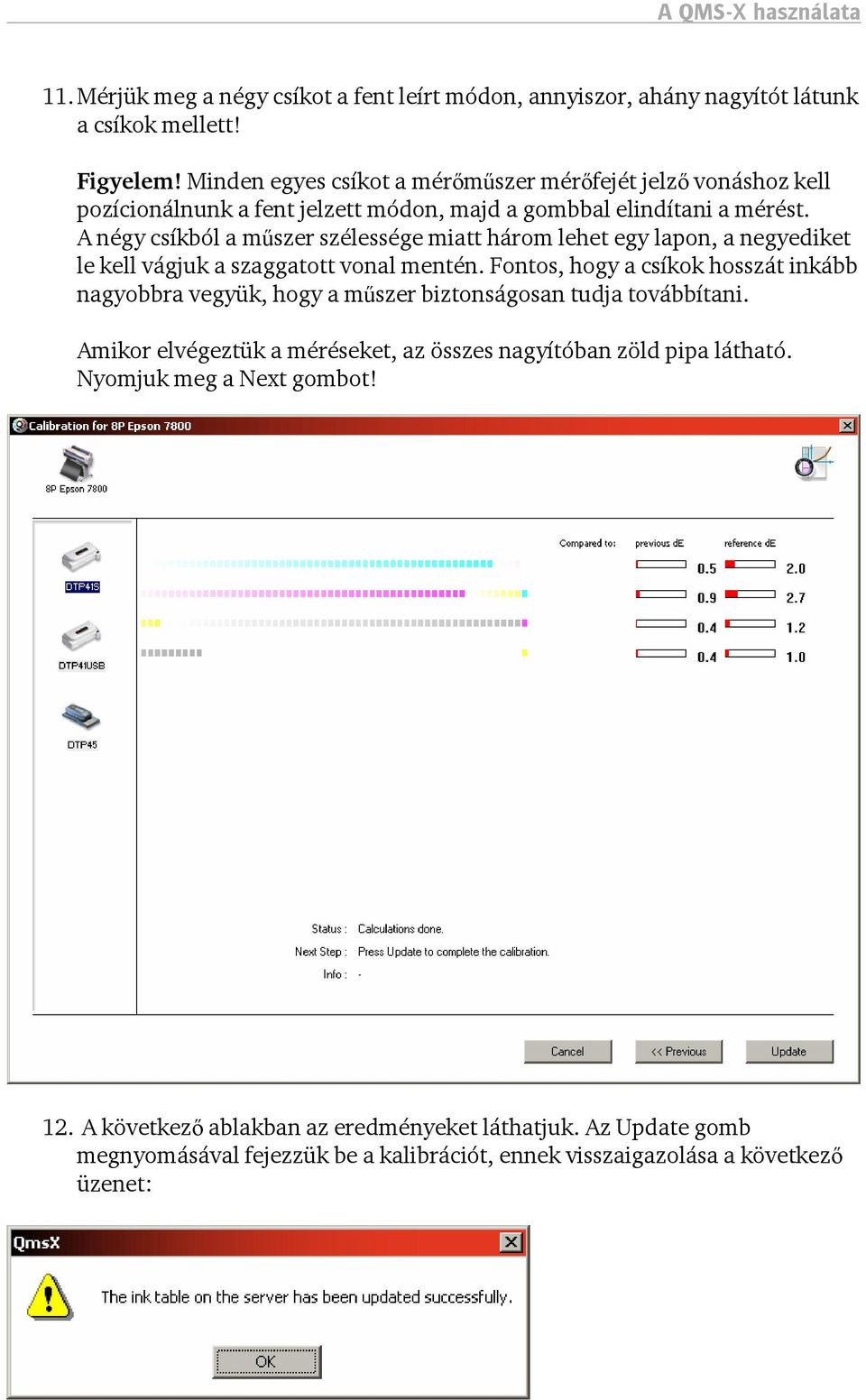 A négy csíkból a műszer szélessége miatt három lehet egy lapon, a negyediket le kell vágjuk a szaggatott vonal mentén.