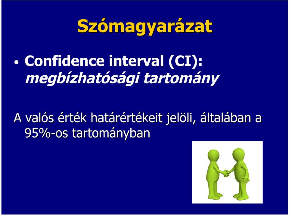 tartomány A valós érték k határért