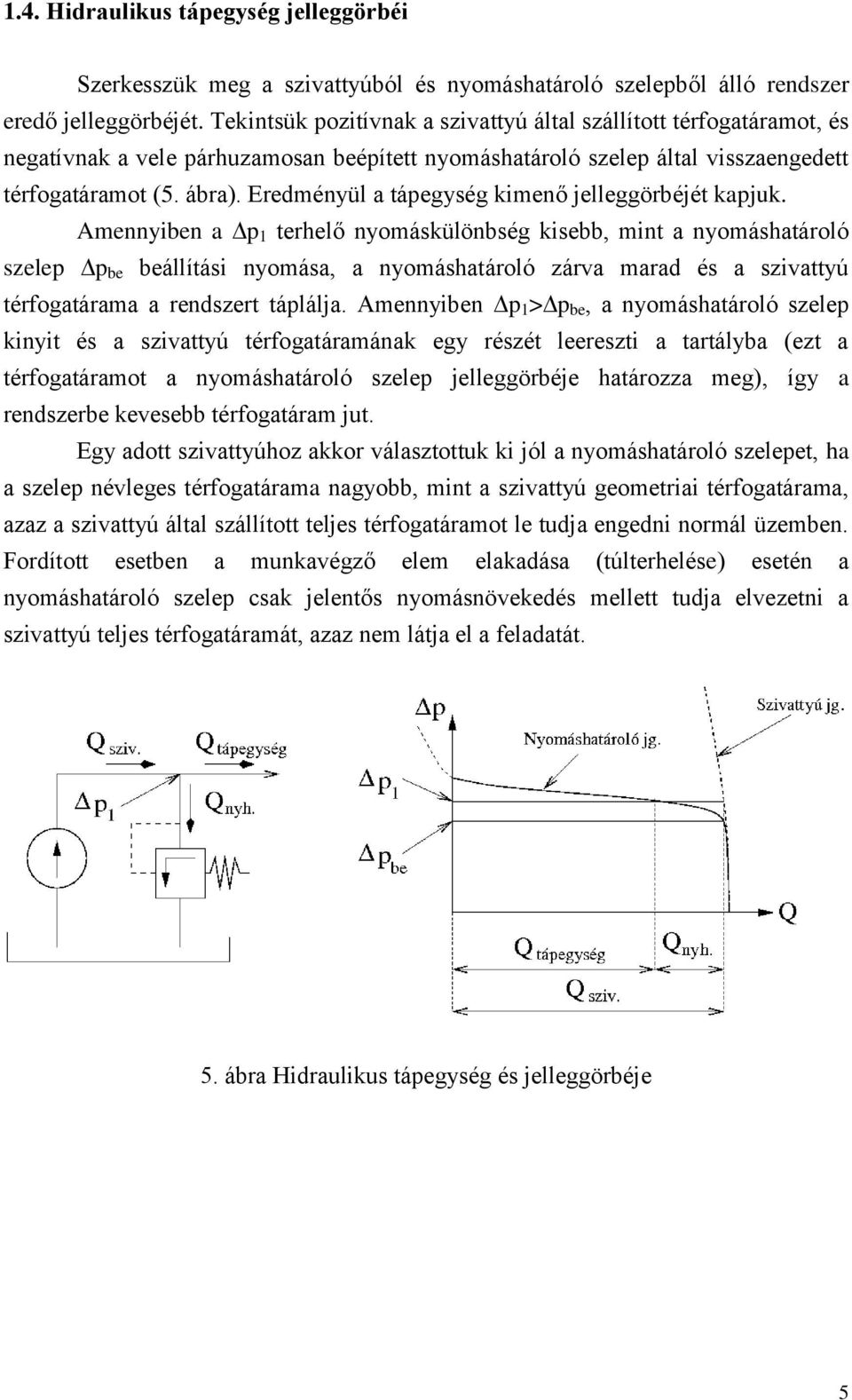 Eredményül a tápegység kimenő jelleggörbéjét kapjuk.