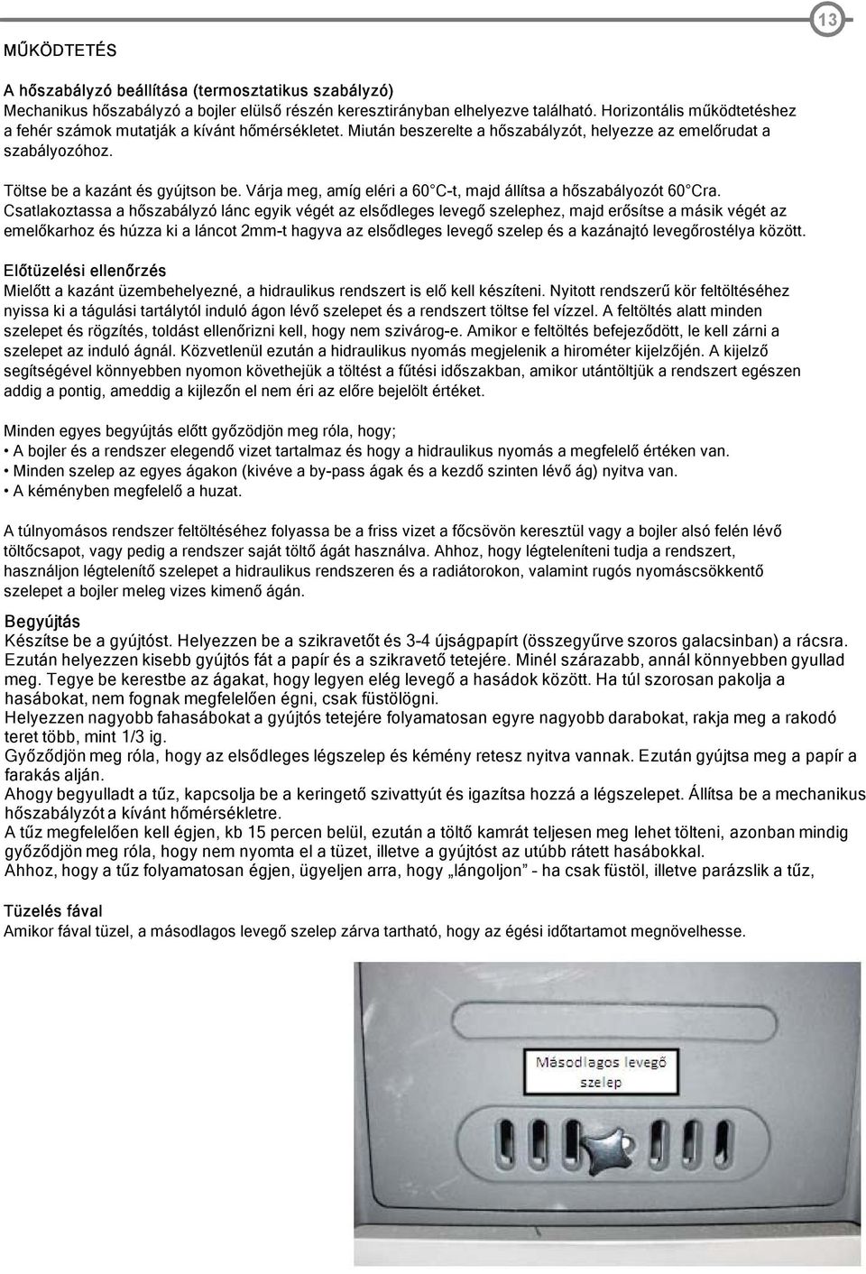 Használati, szerelési és beüzemelési útmutató a. Solitherm S. típusú öntöttvas  kazán ST 3,4,5,6,7 és ST8 as modelljeihez - PDF Ingyenes letöltés