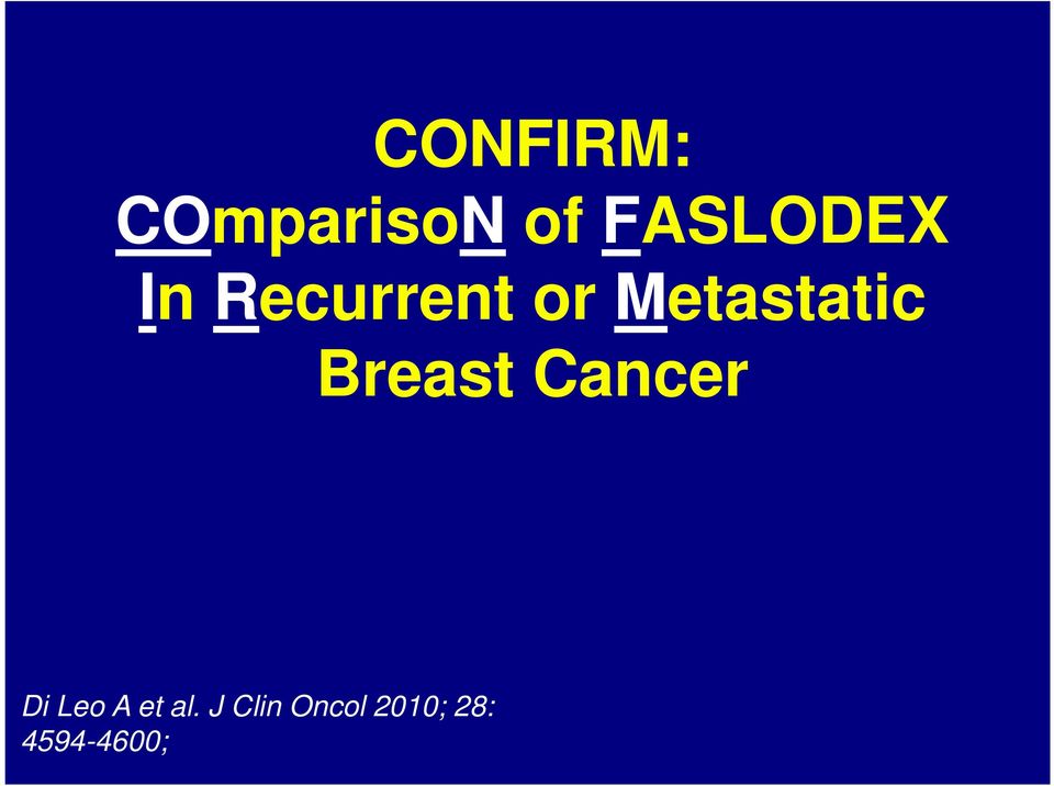 Metastatic Breast Cancer Di