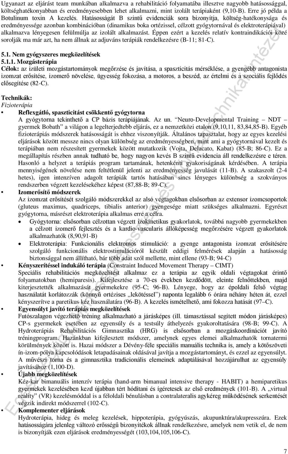 Az Egészségügyi Minisztérium szakmai protokollja Cerebralis paresis (CP) -  PDF Ingyenes letöltés