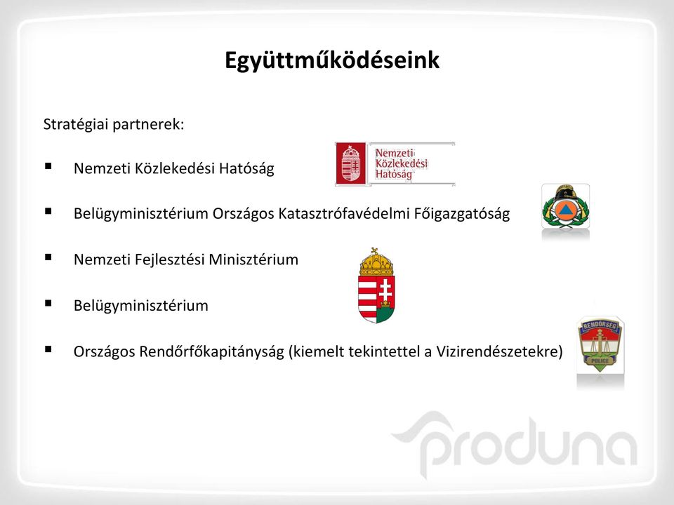 Főigazgatóság Nemzeti Fejlesztési Minisztérium