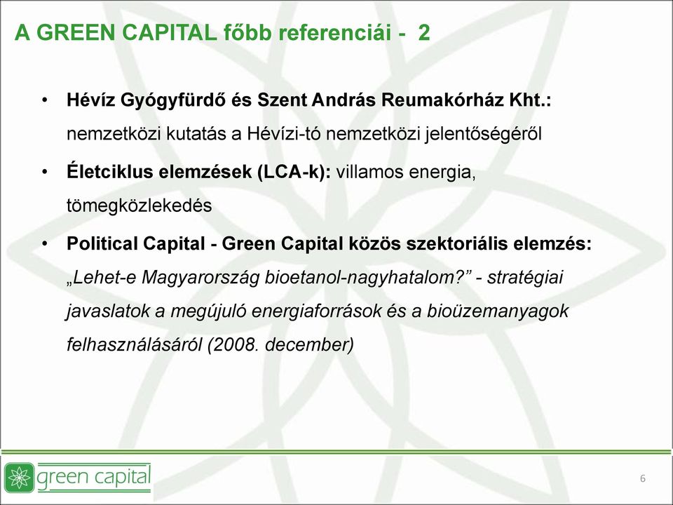 energia, tömegközlekedés Political Capital - Green Capital közös szektoriális elemzés: Lehet-e