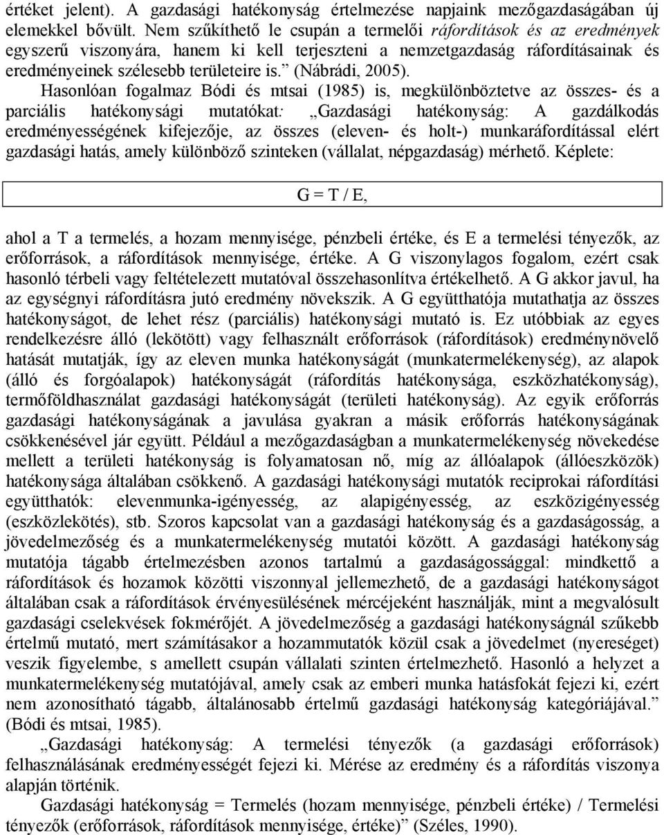 A KÜLÖNBÖZŐ SZINTŰ HATÉKONYSÁGI MUTATÓK 1 - PDF Ingyenes letöltés