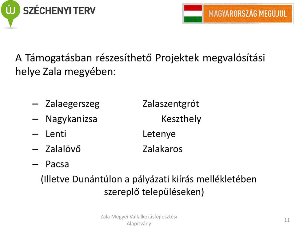 Keszthely Lenti Letenye Zalalövő Zalakaros Pacsa (Illetve