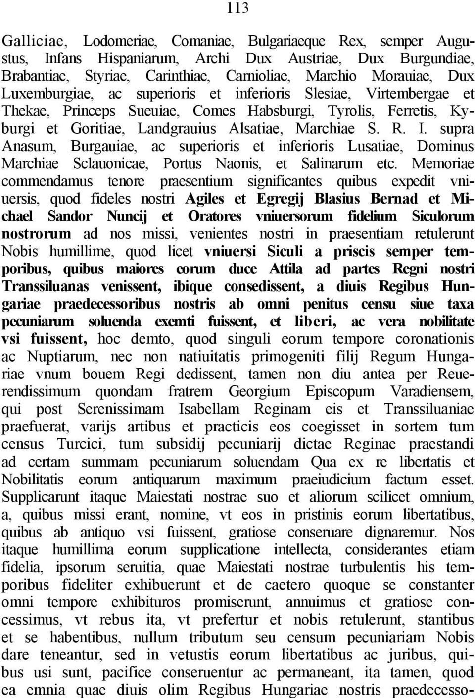 supra Anasum, Burgauiae, ac superioris et inferioris Lusatiae, Dominus Marchiae Sclauonicae, Portus Naonis, et Salinarum etc.