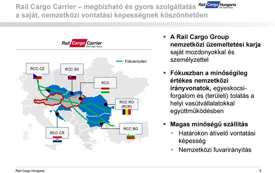 Fókuszban a minőségileg értékes nemzetközi irányvonatok, egyeskocsiforgalom és (területi) tolatás a helyi