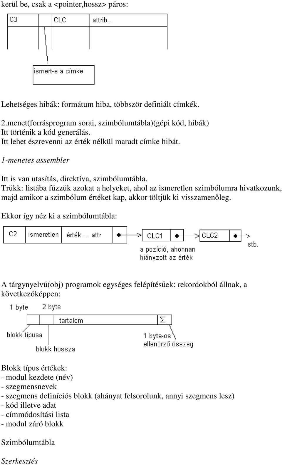 Az assembly nyelv sor-orientált nyelv, tehát minden sorba pontosan egy  utasítás kerül. Egy sor mezőkből áll a következőképpen: - PDF Ingyenes  letöltés
