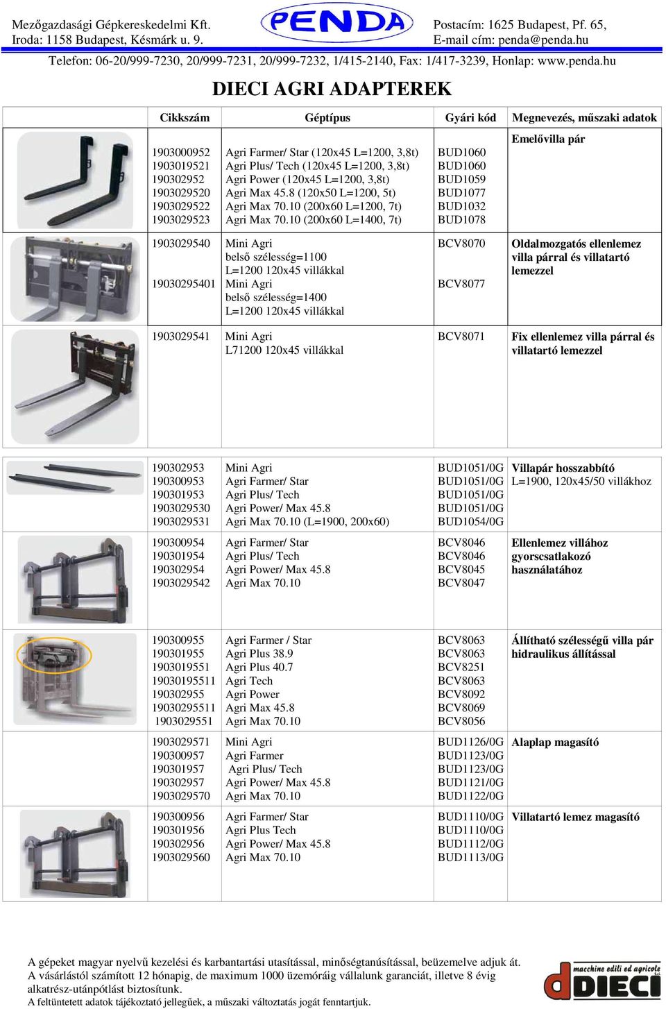 szélesség=1400 L=1200 120x45 villákkal BCV8070 BCV8077 Oldalmozgatós ellenlemez villa párral és villatartó lemezzel 1903029541 L71200 120x45 villákkal BCV8071 Fix ellenlemez villa párral és