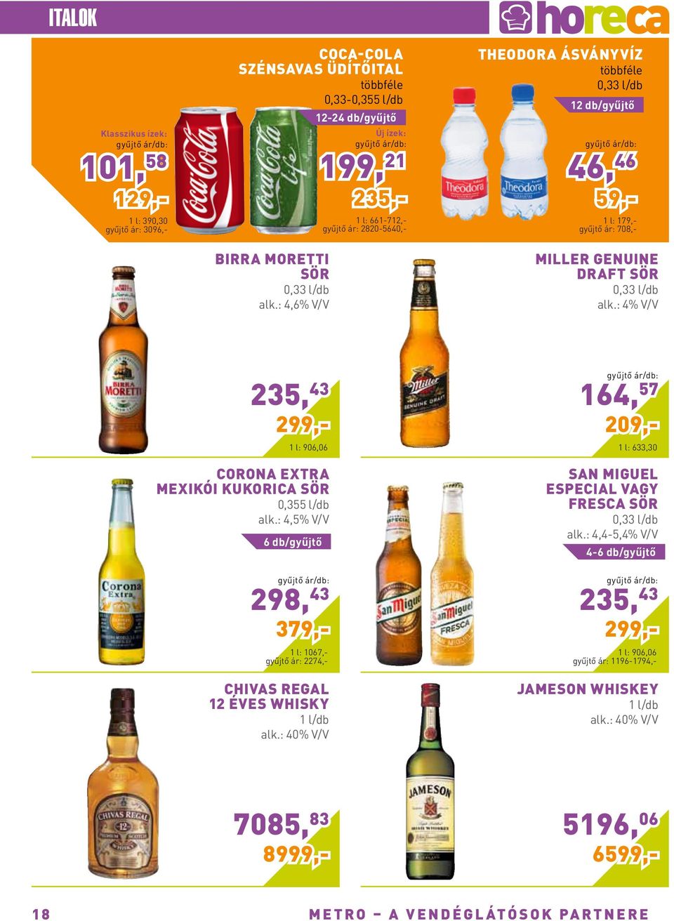 sör 0,33 l/db alk.: 4% V/V 235, 43 299,- 1 l: 906,06 gyűjtő ár/db: 164, 57 209,- 1 l: 633,30 Corona Extra mexikói kukorica sör 0,355 l/db alk.