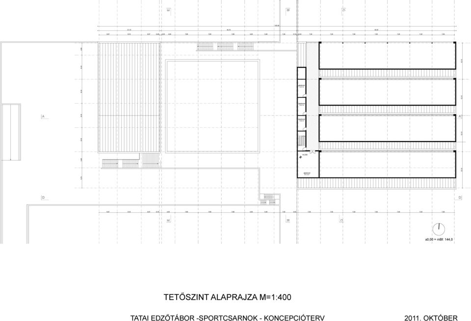 7,80 4,50 5,40 7,55 0,55 7,50 7,50 7,50 7,50 7,50 7,50 7,50 B B gépészet 15,27 m 2 gépészet 15,27 m 2