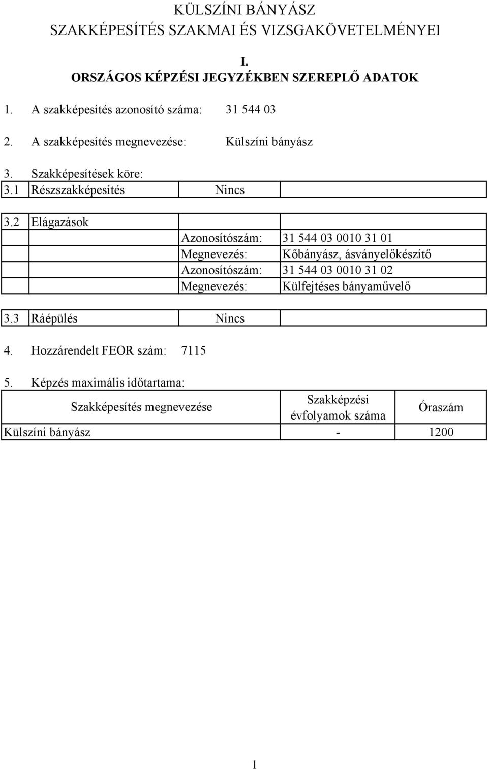 2 Elágazások 3.3 Ráépülés 4.