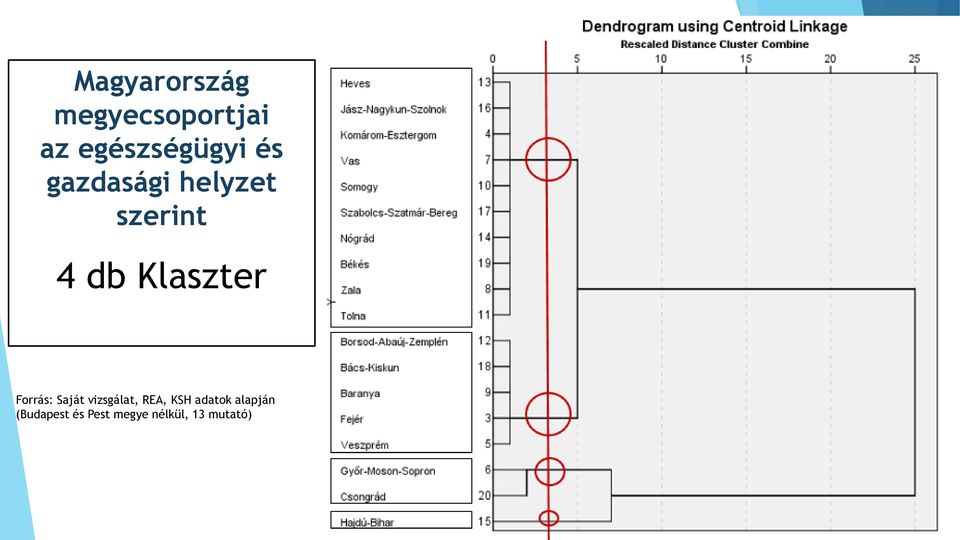 Forrás: Saját vizsgálat, REA, KSH adatok