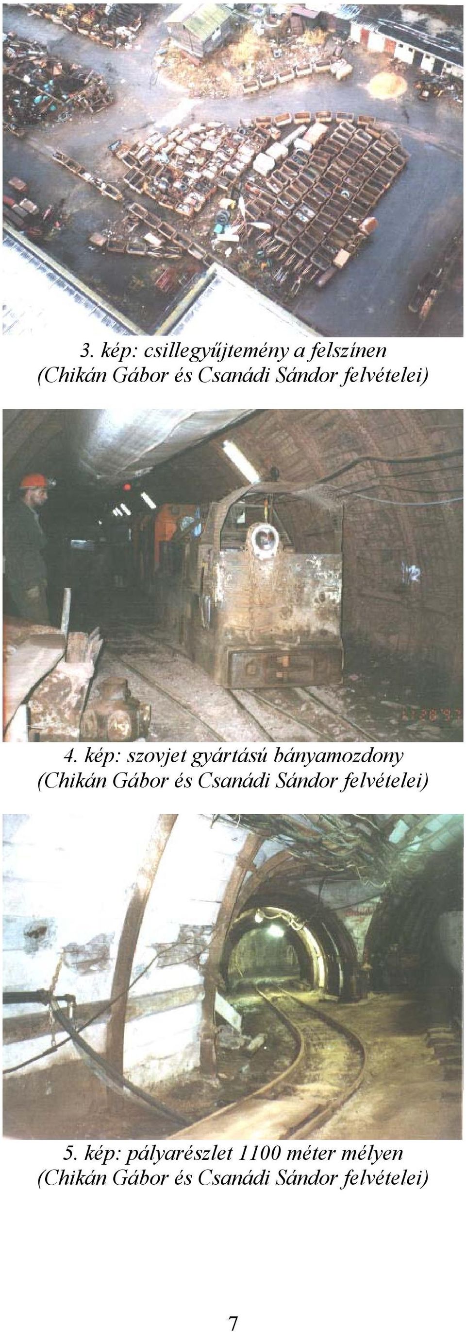 kép: szovjet gyártású bányamozdony (Chikán Gábor és Csanádi