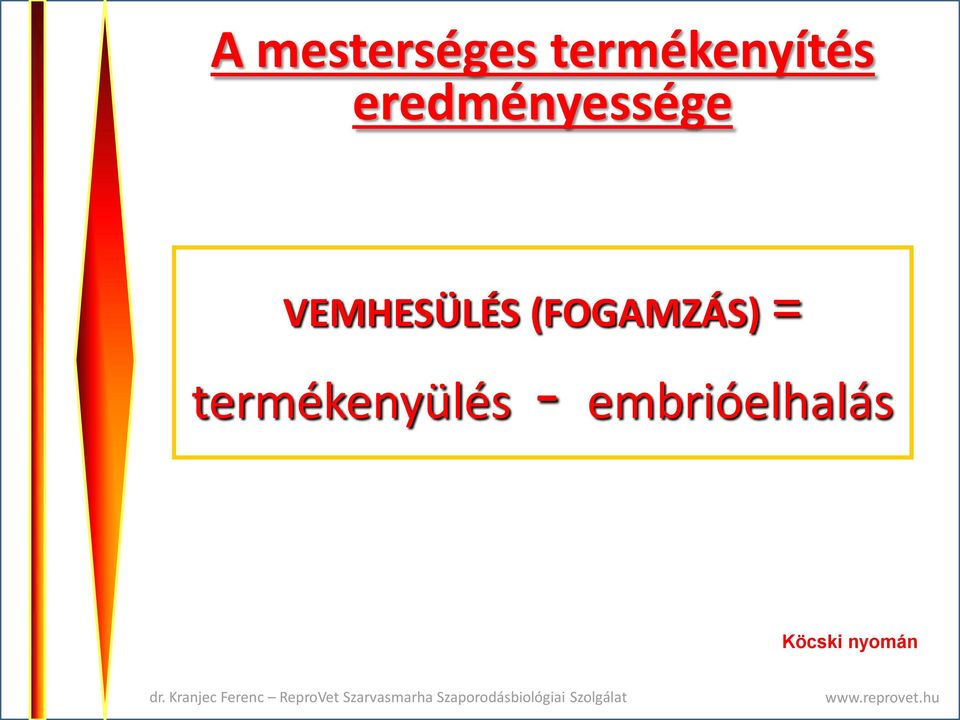 (FOGAMZÁS) = termékenyülés