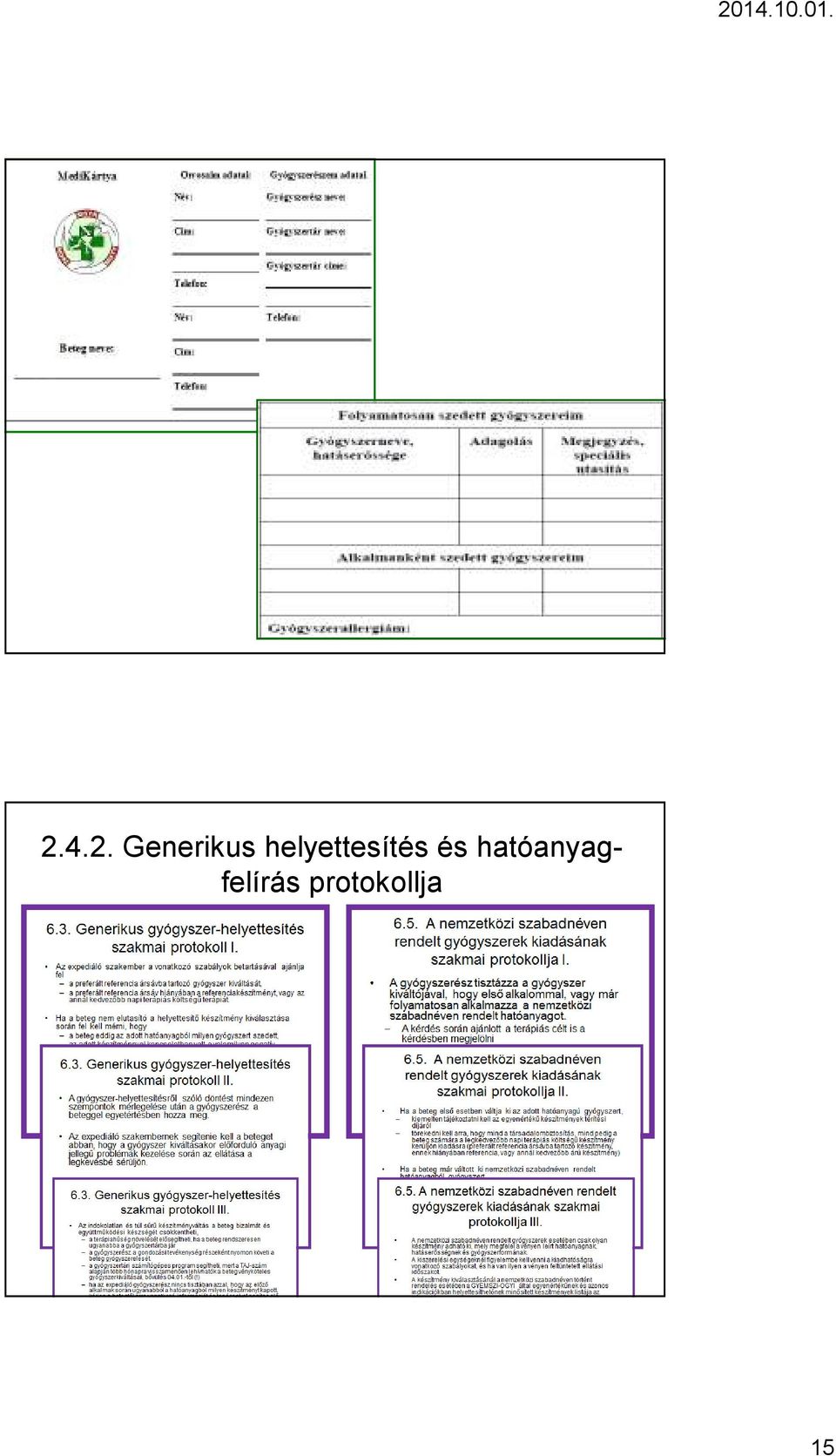 hatóanyagfelírás