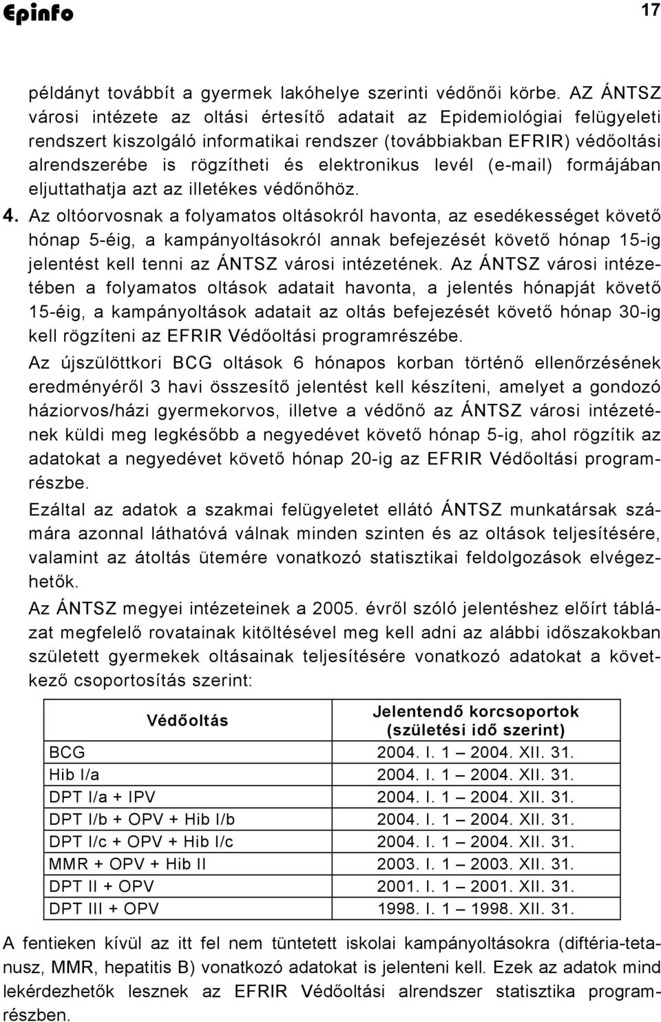 elektronikus levél (e-mail) formájában eljuttathatja azt az illetékes védőnőhöz. 4.