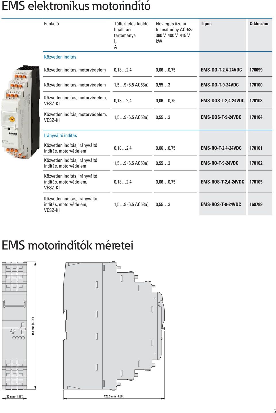 -DOS-T-9-VDC 700 Közvetlen indítás, irányváltó indítás, motorvédelem 0,8, 0,0 0,7 -RO-T-,-VDC 700 Közvetlen indítás, irányváltó indítás, motorvédelem, 9 (, ACa) 0, -RO-T-9-VDC 700 Közvetlen indítás,