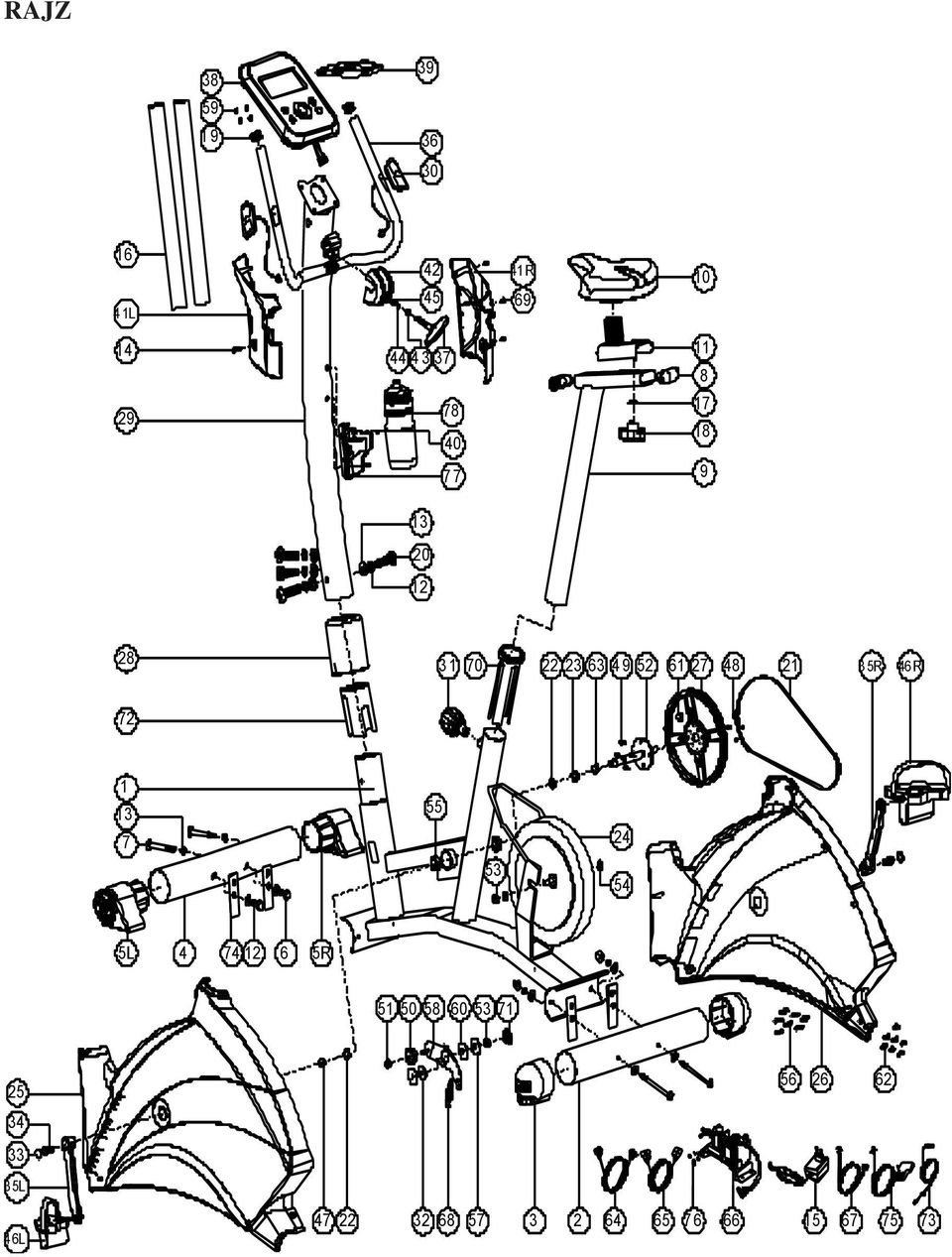 35R 46R 72 1 13 7 55 53 24 54 5L 4 74 12 6 5R 51 50 58 60 53 71