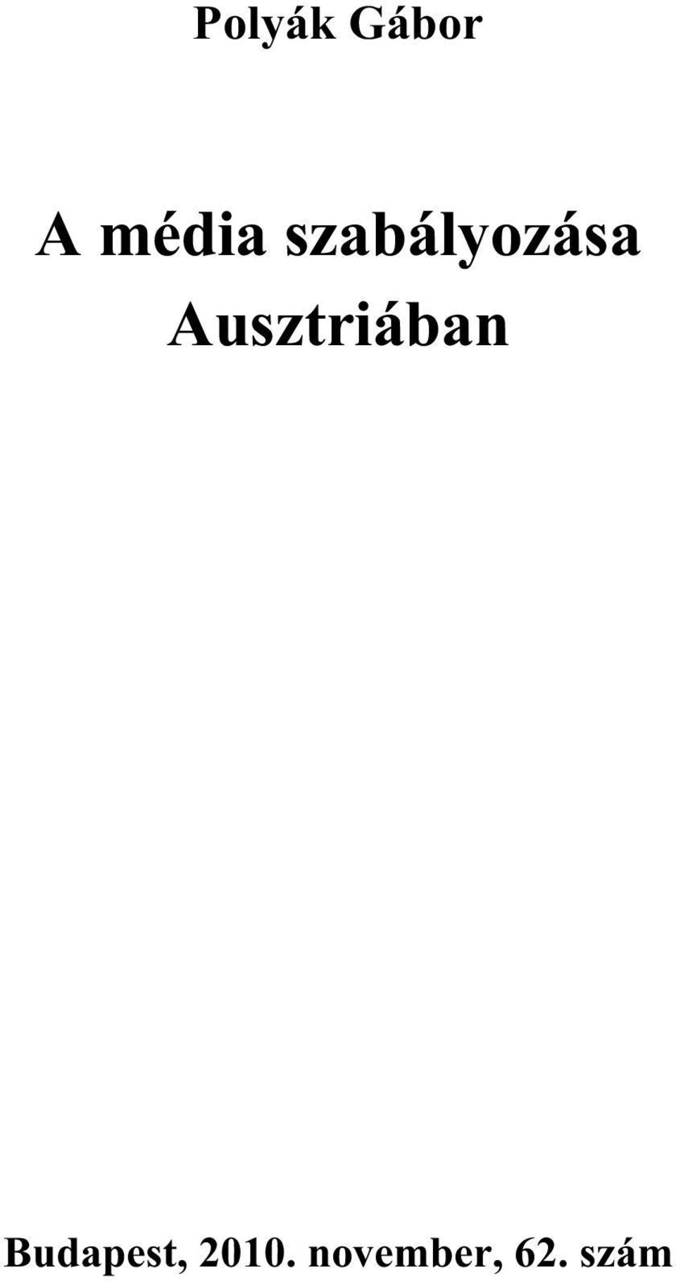 Ausztriában