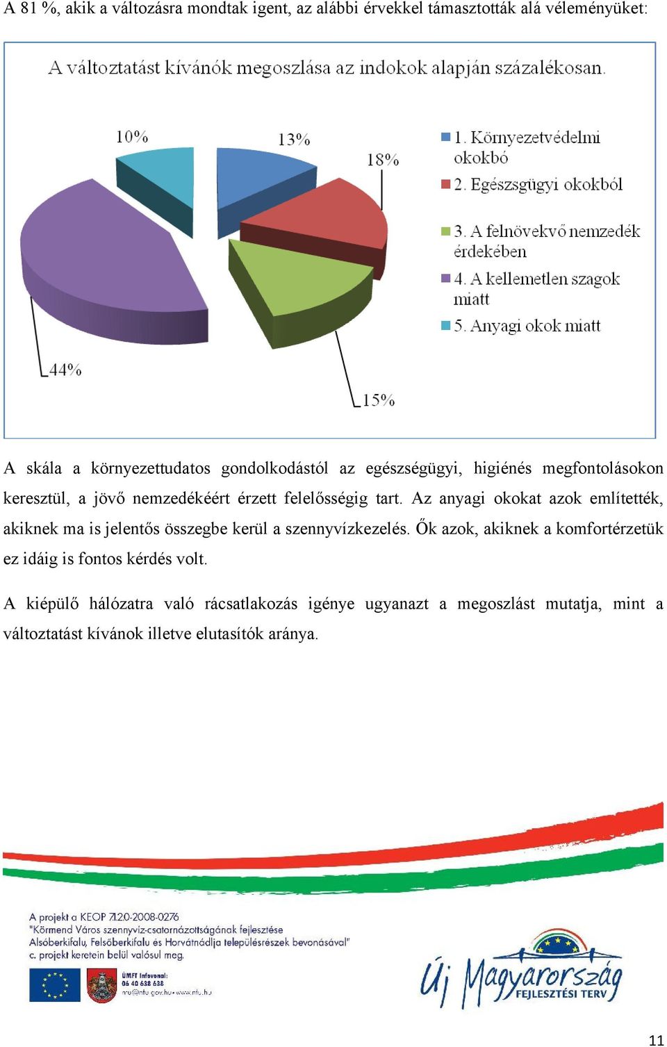 Az anyagi okokat azok említették, akiknek ma is jelentős összegbe kerül a szennyvízkezelés.