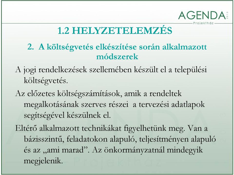 települési költségvetés.